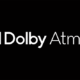 Official licensed Dolby Atmos logo.